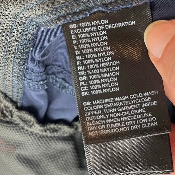 The North Face FlashDry Mens Swim Trunks Sz L Axes Beach Coastal Blue Drawstring - Picture 10 of 13